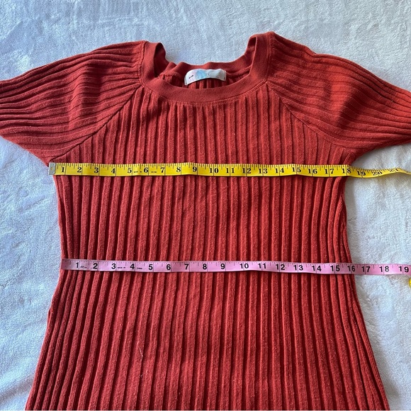 Free People Walk About Maxi Dress in Orange Rust - Picture 7 of 8